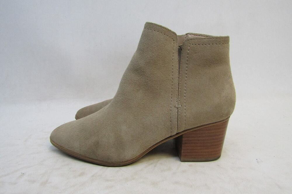 ALDO Womens Size 7.5 M Brown Suede Zip Ankle Fashion Boots Bootie